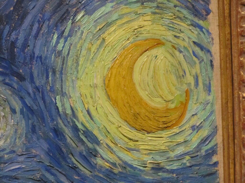 La Nuit étoilée, Van Gogh (détail)