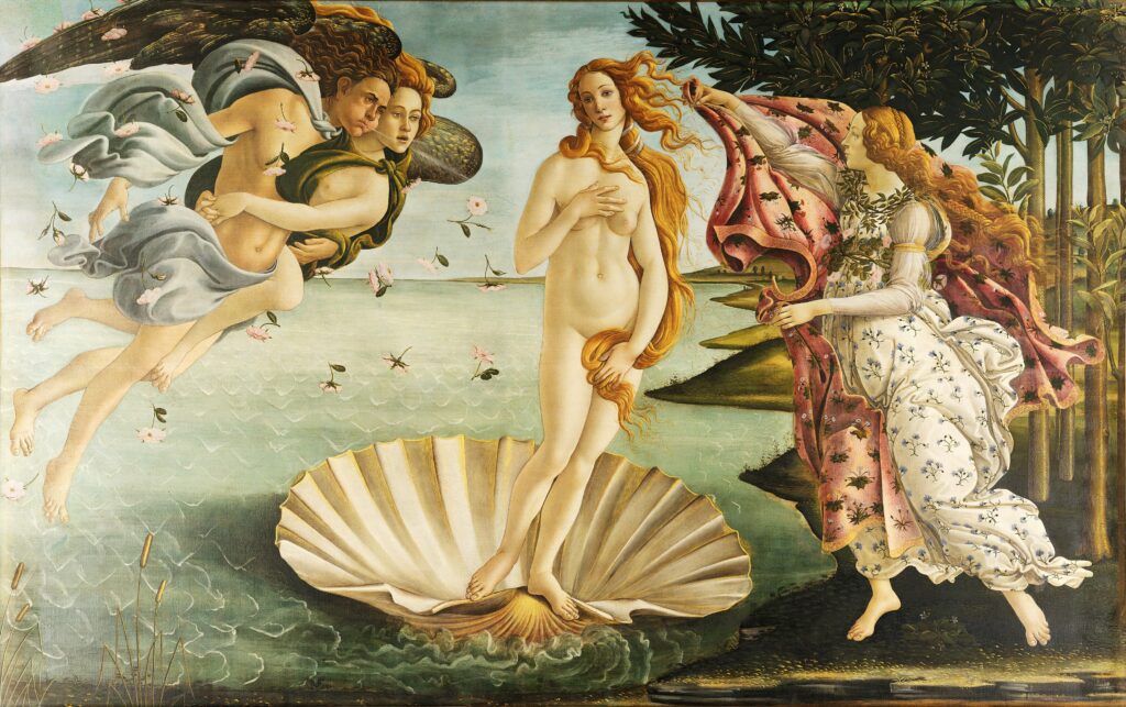 La naissance de Vénus de Botticelli