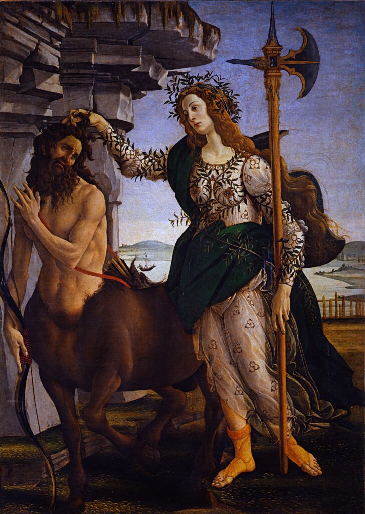 Pallas et le Centaure de Botticelli