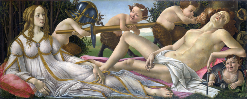 Venus and Mars de Botticelli