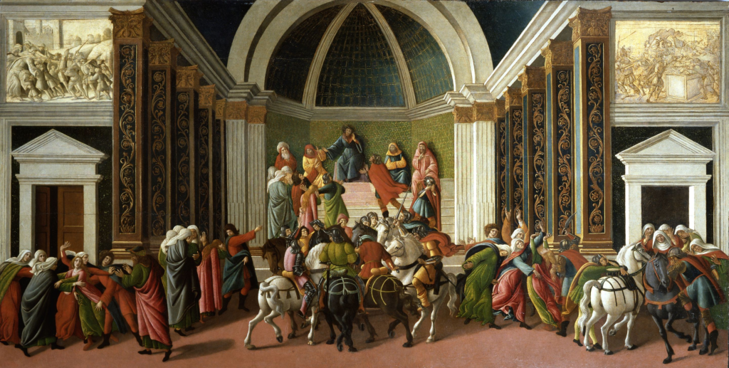 Histoire de Virginie Romana de Botticelli 