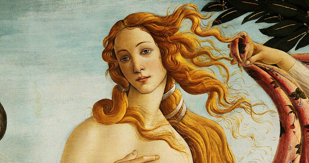 Venus de Botticelli perdue dans un passé idéalisé 