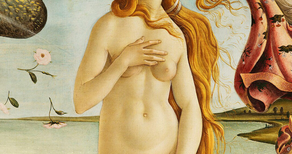 La Vénus de Botticelli cache maladroitement ses parties intimes 