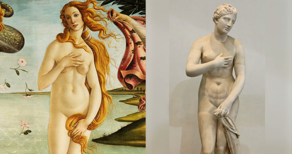 Venus Pudica et Venus de Botticelli