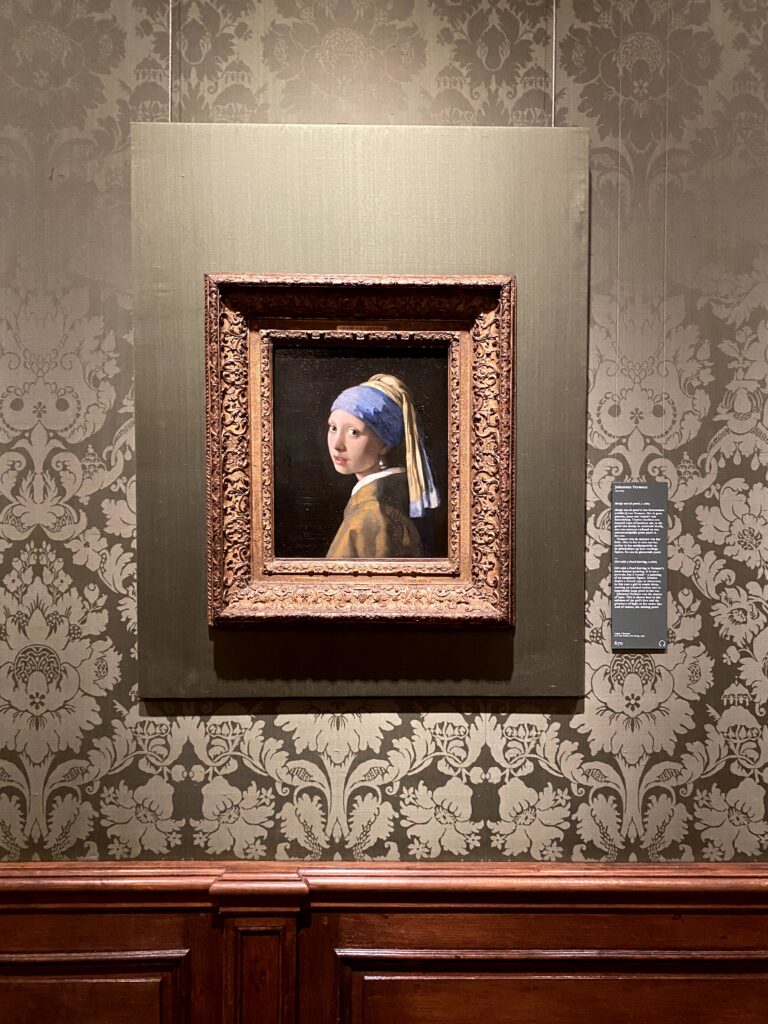 La Jeune fille à la perle Vermeer - taille réelle - vincent k joly blog 
